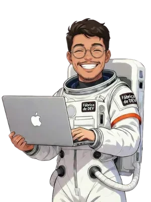 Foto de Deivid (É um desenho com ele vestido de astronauta)